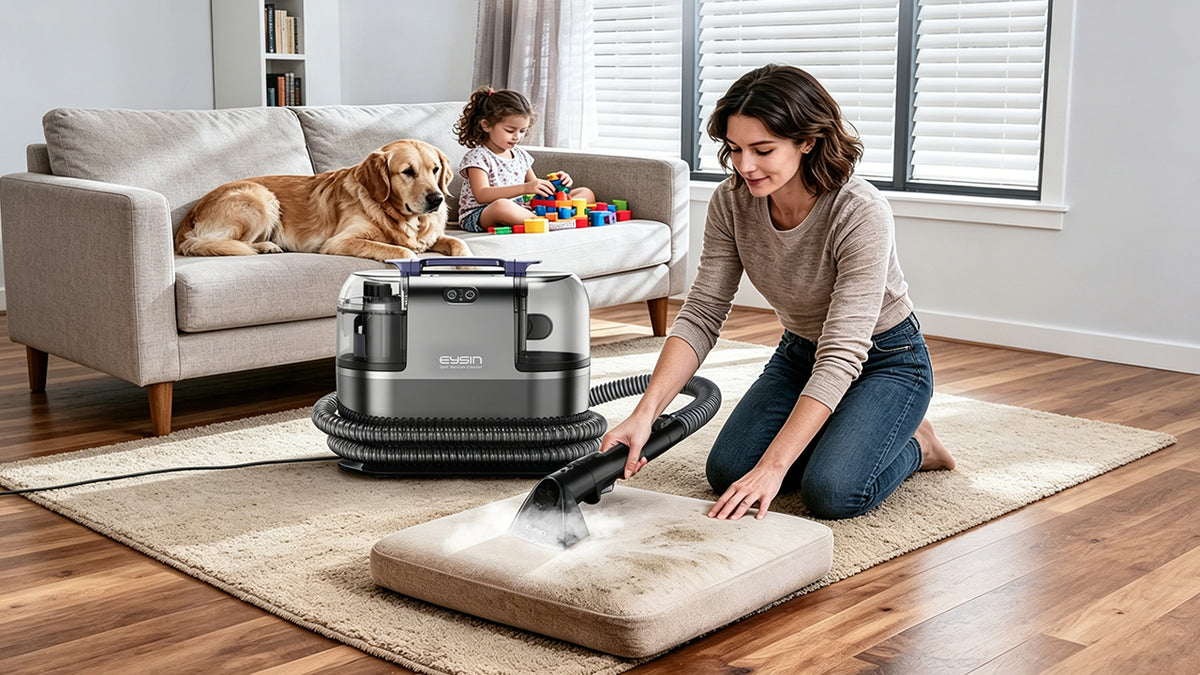 100°C High‑Temperature Steam – 100% Mite Removal, 99.99% Germ Kill
