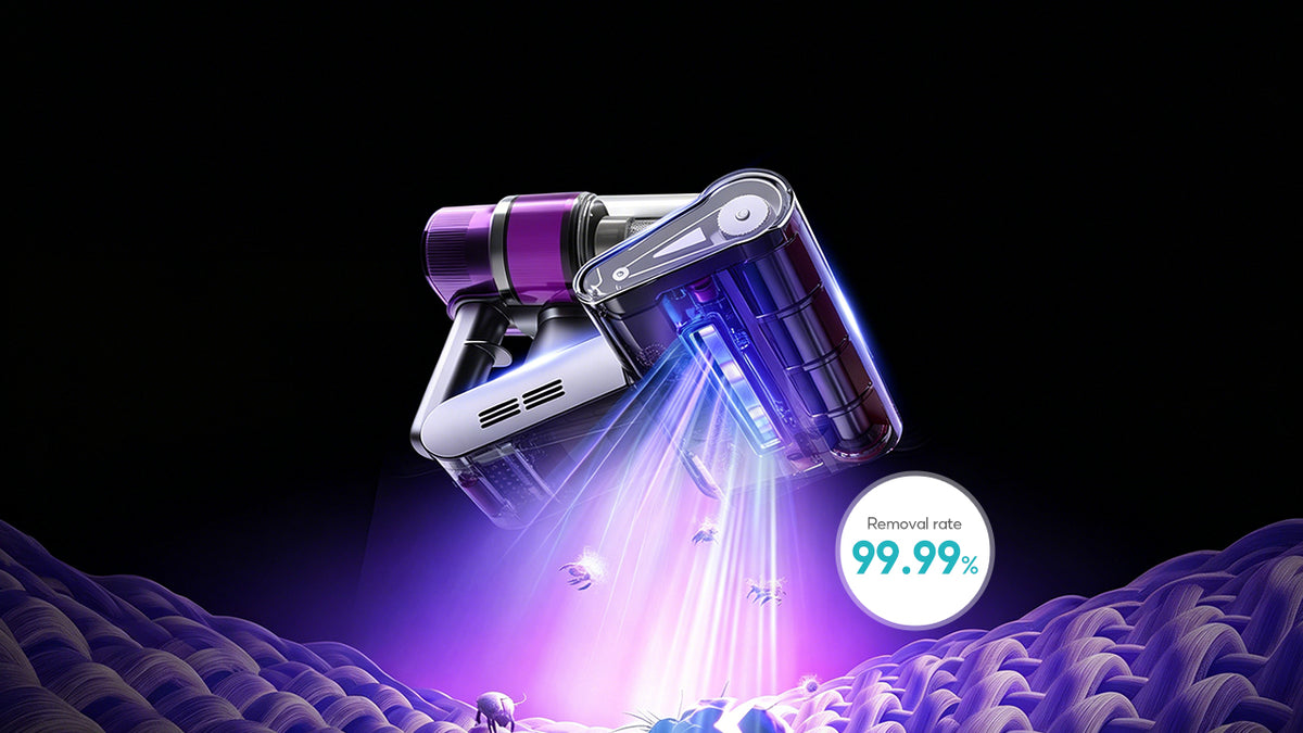 99.99% Deep Mite Removal & UV Disinfection